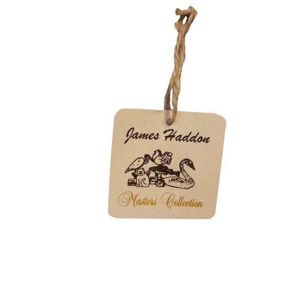 James Haddon 10” Hand Carved Wood Cat Hand Painted - Picture 4 of 6